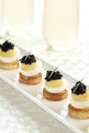 Etoile S Deviled Quail Eggs With Caviar Recipe Caviar Recipes Caviar Appetizers Quail Eggs