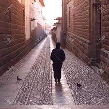 Check spelling or type a new query. Cusco Peru Man Walking Down Narrow Street Stock Photo Picture And Royalty Free Image Image 2349800
