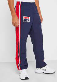 Buy Mitchell Ness Navy Team Usa Authentic Warm Up Pants For Men In Mena Worldwide