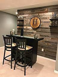There are a lot of things that i make more difficult than need be but an accent wall is not one of them! Amazon Com Peel Stick Rustic Reclaimed Barn Wood Paneling Real Wood Rustic Wall Planks Easy Installation 1 Square Foot Home Improvement