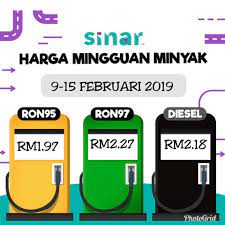 Dan ketika ini, harga ron97 adalah rm2.60 seliter manakala ron95 pada harga rm2.20 seliter. Sinar Terkini Harga Runcit Ron95 Dan Ron97 Naik 4 Sen Facebook