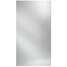 Delta 27 3 8 In X 63 1 8 In X 1 4 In Frameless Pivot Shower Door Glass Panel In Rain For 30 33 In Doors Sdgnp33 Rn R The Home Depot