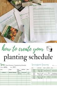 Garden Planting Schedule For Sowing Transplanting Family