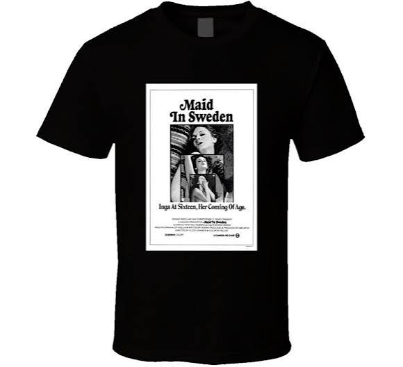 Maid in Sweden Tee 1970s Romance Movie T Shirt - Etsy
