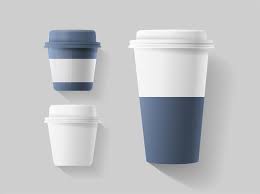 Blue panda 48 pack insulated 16 oz disposable paper coffee cups with lids, tropical palm leaf party supplies. Free Vector Coffee Cup Collection Of Different Sizes