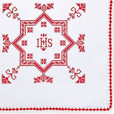 Weitere ideen zu kreuzstich, sticken, sticken kreuzstich. Bestickte Weihkorbdecke Stickmotive Kreuzstichmuster Kreuzstich