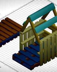Building plans by jen woodhouse. Easy Kid S Pallet Playhouse Free Pdf Pallet Tutorials 1001 Pallets