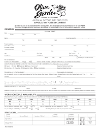 Download Olive Garden Job Application Form Careers Pdf Rtf Word Freedownloads Net