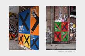 Urban Poster Mockup Vol 4 Graphics762 Youworkforthem In 2020 Poster Mockup Poster Business Card Inspiration