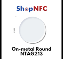 Anti-metal NFC Stickers NTAG213 22mm round