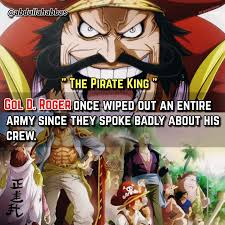 This was the crew that traveled around the grand line together and the. One Piece Gold The King Of Pirates Gol D Roger Facebook