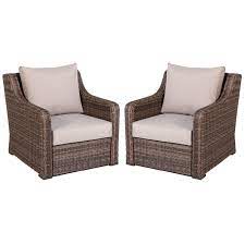 Free 2 Day Shipping Buy Better Homes Gardens Hawthorne Park Set Of 2 Chairs Outdoor Wicker Lounge Chairs Wicker Lounge Chair Affordable Outdoor Furniture