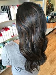 It's true that most people think blonde or going lighter when they think about summer hair ideas , but it doesn't have to be that way. Black Hair Types Hair Color For Black Hair Dark Hair With Highlights Haircuts For Long Hair