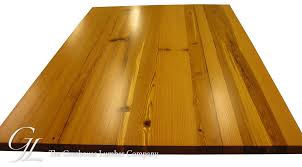 antique heart pine counter in bluemont