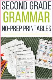 This week my anchor is about author's purpose. Second Grade Grammar Practice Sheets Tiny Teaching Shack