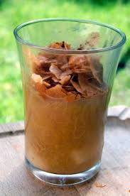 Compotee Poire Rhubarbe Crumble De Feuilles De Bricks Torchons Serviettes Crumble Rhubarbe Feuille De Brick