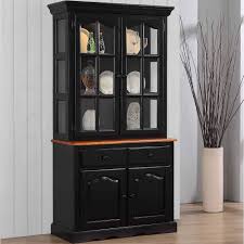 Get free shipping on qualified hutch sideboards & buffets or buy online pick up in store today in the furniture department. Keepsake Buffet And Lighted Hutch Antique Black And Cherry Sunset Trading