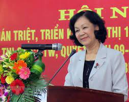 Bí thư trung ương đảng khóa xii; Tiá»ƒu Sá»­ á»§y Vien Bá»™ Chinh Trá»‹ TrÆ°Æ¡ng Thá»‹ Mai Baogiaothong Vn