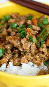 Easy Ground Turkey Recipes Healthy Teriyaki Turkey Rice Bowl Recipe Recipes Healthy Dishes Ground Turkey Recipes