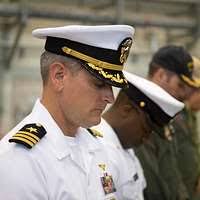 Ensign John Horne, of the Arleigh Burke-class guided