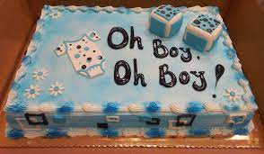 Pin By Calumet Bakery On Baby Shower Cakes Baby Shower Cakes For Boys Winter Baby Shower Cake Baby Shower Cakes