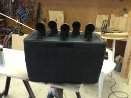 The more ice you put in it, the longer the air conditioner will work before needing to be refilled with ice. Diy Ac Ice Chest Wilker Do S