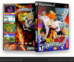 Dragon ball z infinite world. Dragon Ball Z Infinite World Playstation 2 Box Art Cover By Rincat