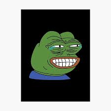 When someone is not aware. Pepelaugh Emote Photographic Prints Redbubble