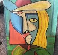 Pablo Picasso (Handmade) Signed Oil Painting on Canvas 16x24 in Modernism .  | eBay