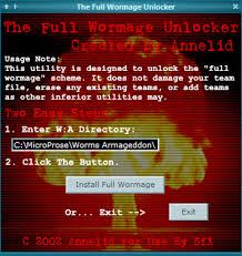 Use this code to unlock the full functionality of the twonky trial version that is provided on the cd (and can also be downloaded from www.twonkyvision.com) . Full Wormage Unlocker Worms Knowledge Base
