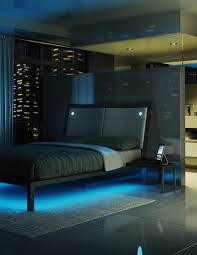 The led lights add a romantic sophistication and the. Amisco Furniture Platform Bed Lounge Led Beds Led Lighting Bedroom Bedroom Furniture