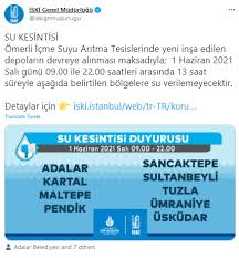 Arıza bilgileri i̇stanbul su ve kanalizasyon i̇daresi verilerine dayanmaktadır. Istanbul Anadolu Yakasi Nda 9 Ilcede 13 Saatlik Su Kesintisi Internet Haber