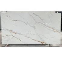 Kitchen Countertop Tabletop Artificial Stone Gold White ...