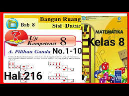 Bab 8 sistem pernapasan manusia uji kompetensi bab 8 halaman 78 b. Uji Kompetensi 8 Hal 216 No 1 10 Matematika Kelas 8 Smp Bangun Ruang Sisi Datar Gucil Chanel Youtube