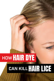 Permanent hair dyes and bleach that containing chemicals like ammonia and hydrogen peroxide could affect and possibly even kill head lice, but it will not harm or eliminate the nits (lice eggs attached to the hair strand) before they hatch. Can I Use Hair Dye To Kill Head Lice Dyed Hair Hair Lice Acne Light Therapy