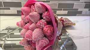 Chocolate covered strawberries are one of everyone's favorite treats aren't they? Diy Chocolate Cover Strawberry Bouquet English Youtube
