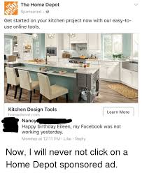 Thanks to years of experience with residential and commercial applications, design depot offers top quality service for your home design project. The Home Depot Sponsored Get Started On Your Kitchen Project Now With Our Easy To Use Online Tools ã„ã„'ã„§ Kitchen Design Tools Homedenotcom Learn More Nancy Happy Birthday Eileen My Facebook Was Not