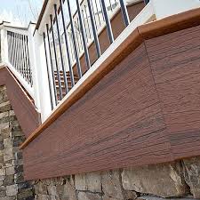 Decking has a protective outer shell for durability; Trex Enhance Composite Fascia Boards Decksdirect