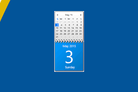 Found On Bing From Win10gadgets Com In 2020 Blue Calendar Desktop Calendar Desktop Gadgets