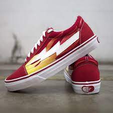 Vans Old Skool Revenge X Storm Red Flame Yellow Revs009 Custom Vans Shoes Sneakers N Stuff Sneakers Men Fashion