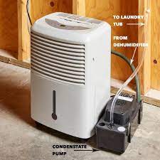 A basement dehumidifier is specially designed to cope with low temperatures and switch itself back on after a power outage. Save Time And Money With A Diy Self Draining Dehumidifier Basement Remodeling Basement Remodel Diy Small Basement Remodel