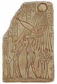 He is the incarnation of the sun. King Akhenaton Offering To Aton Egyptian Museum Cairo Dynasty Xviii 1370 B C Ancient Egyptian Art Ancient Egyptian Artifacts Egypt Art