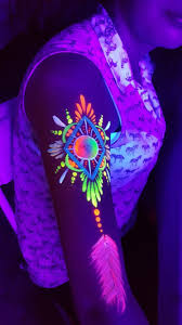 Pin By Coolglow Com On Neon Party By Costa Rica Neon Face Paint Dark Tattoo Neon Party