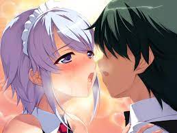 Cute kissing deep kiss of two-dimensional pictures. Story Viewer - Hentai  Image