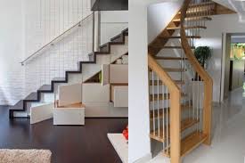 Bagian rumah yang akan kita bahas berikutnya, yakni tangga. 10 Desain Tangga Untuk Ruangan Sempit Bisa Sekaligus Jadi Rak