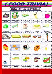 It might have been food poisoning. Food Trivia Esl Worksheet By Dinhonews25
