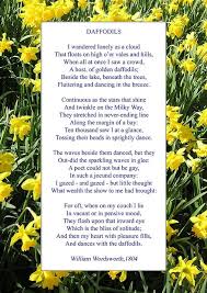 In The Spring Of 1802 Wordsworth Was Inspired To Write Daffodils After A Walk Along The Shore Of Ullswater In England S Lake D Daffodils Poem Poems Daffodils