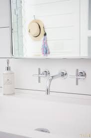 white modern bathroom makeover the
