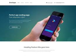 Smart App Responsive Bootstrap 3 App Landing Page For Free Psd Website App Landing Page Free Website Templates