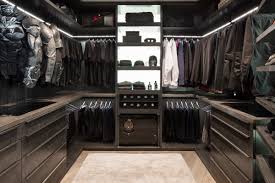 Complete with a backlit sneaker wall, custom. Luxury Modern Mansion Closet Novocom Top